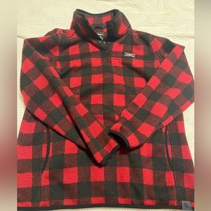 LL Bean Buffalo Check Pullover